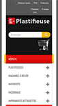 Mobile Screenshot of e-plastifieuse.com